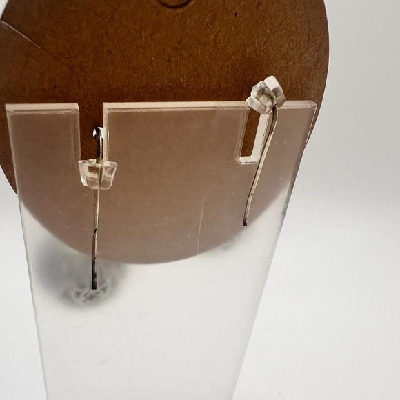 Silver Filigree Ball Dangle Earrings Short Drop Celtic Fairycore Boho Artisan - Picture 10 of 10